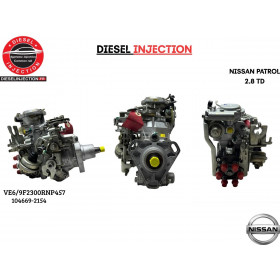 Pompe à injection NISSAN PATROL 2.8 TDVE6/9F2300RNP57 104669-2154 -1670022J02 - 104769-2154