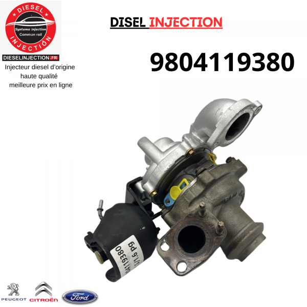 Turbo charger 9804119380  Peugeot 1.6HDI9804119380