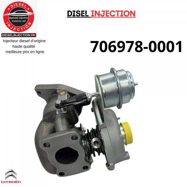 Turbo charger 706978-0001 CITROËN C8 2.0 HDi  neuf adaptable706978-0001 7069780002 7069781 713667-5003S