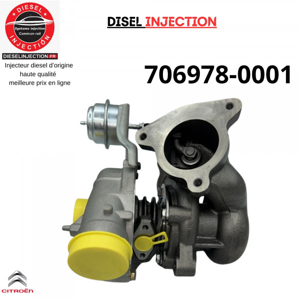 Turbo charger 706978-0001 CITROËN C8 2.0 HDi  neuf adaptable706978-0001 7069780002 7069781 713667-5003S