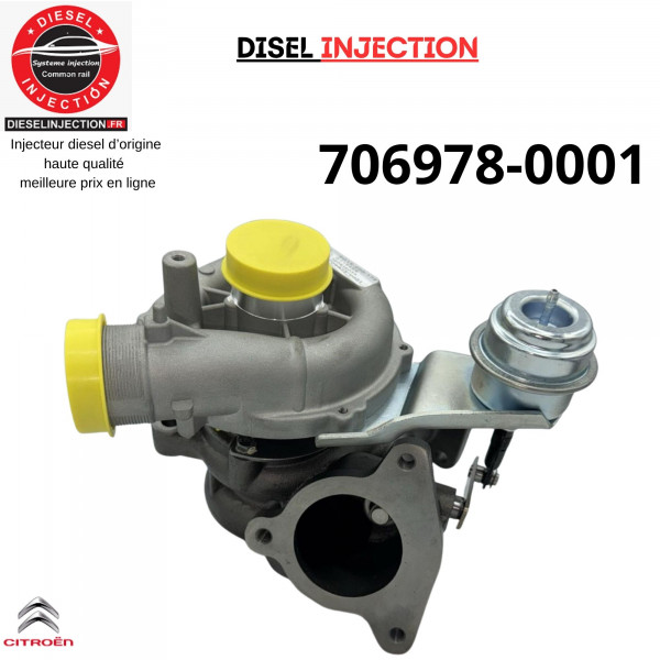 Turbo charger 706978-0001 CITROËN C8 2.0 HDi  neuf adaptable706978-0001 7069780002 7069781 713667-5003S