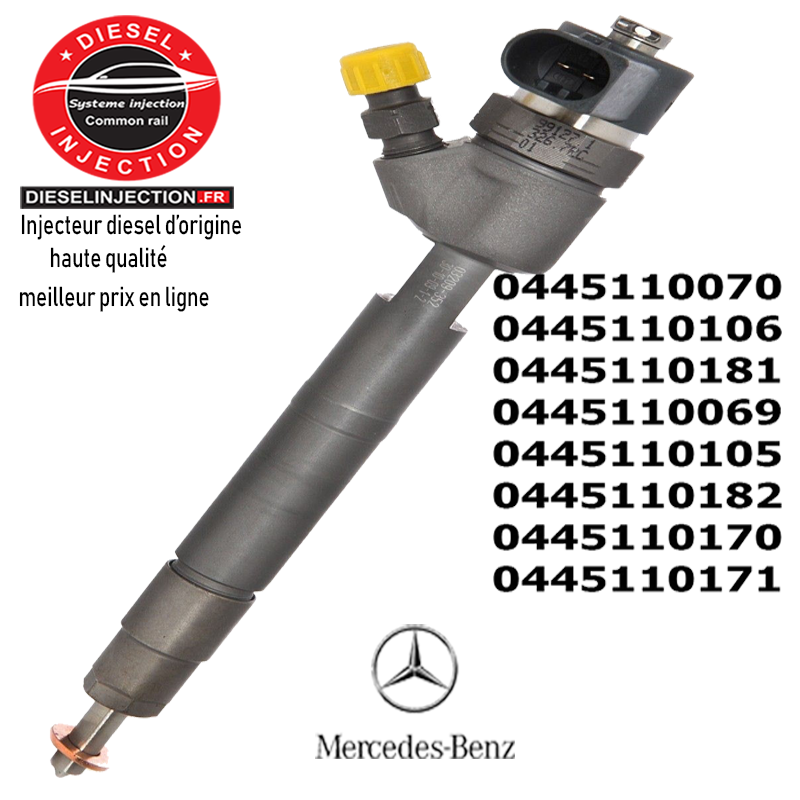 Injecteur bosch 0445110070 - 0445110182  Reconditionné0445110070