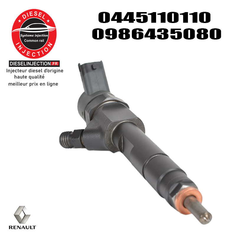 Injecteur Bosch 04451101100445110110- 0986435080