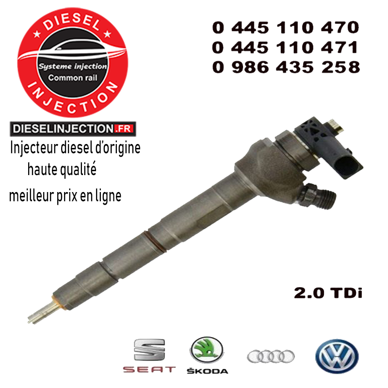 INJECTEUR BOSCH 0445110471 0445110470 2.0TDI0445110471 - 0445110470