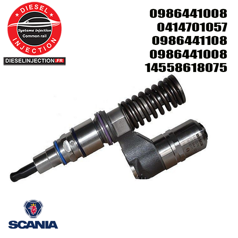 Injecteur Pompe Bosch 0414701008 SCANIA0986441008 0414701057 0986441108 0986441008 14558618075