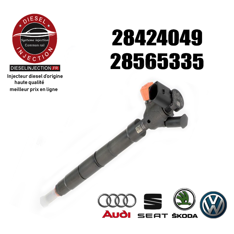 INJECTEUR DELPHI 28424049 28565335 1.4 TDi 04B130277J 04B130277N HRD36428565335- 28424049-04B130277J