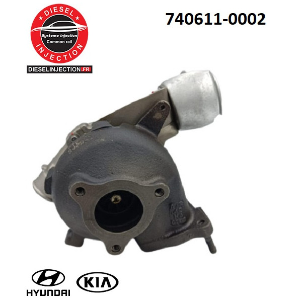 Turbo hybride 1.5, 1.6 CRDI 102 110, 28201-25A120, 28201-2A100, 28201-25A120, 782403-1, 740611-0003, 740611-0002